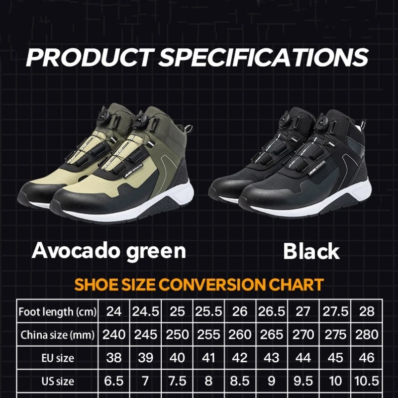 Cycling Commute Shoes - AUGI Sepatu Bot Berkendara Motocross Pria