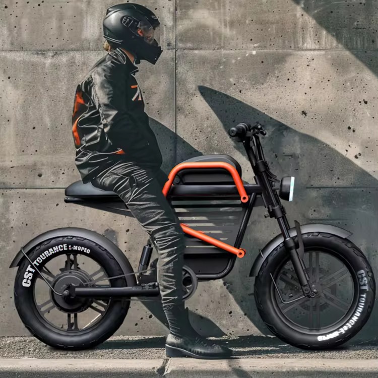 Commuting With Road Bike - Sepeda Motor Listrik Ban Lebar 60V