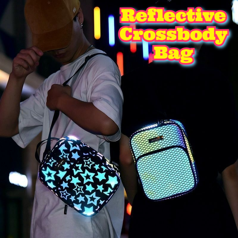 Cycling Commuter Bag - Tas Selempang Reflektif Serbaguna Tas Selempang