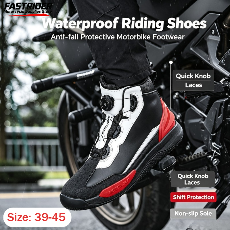 Cycling Commute Shoes - Sepatu Bersepeda Pria Anti Air Kulit