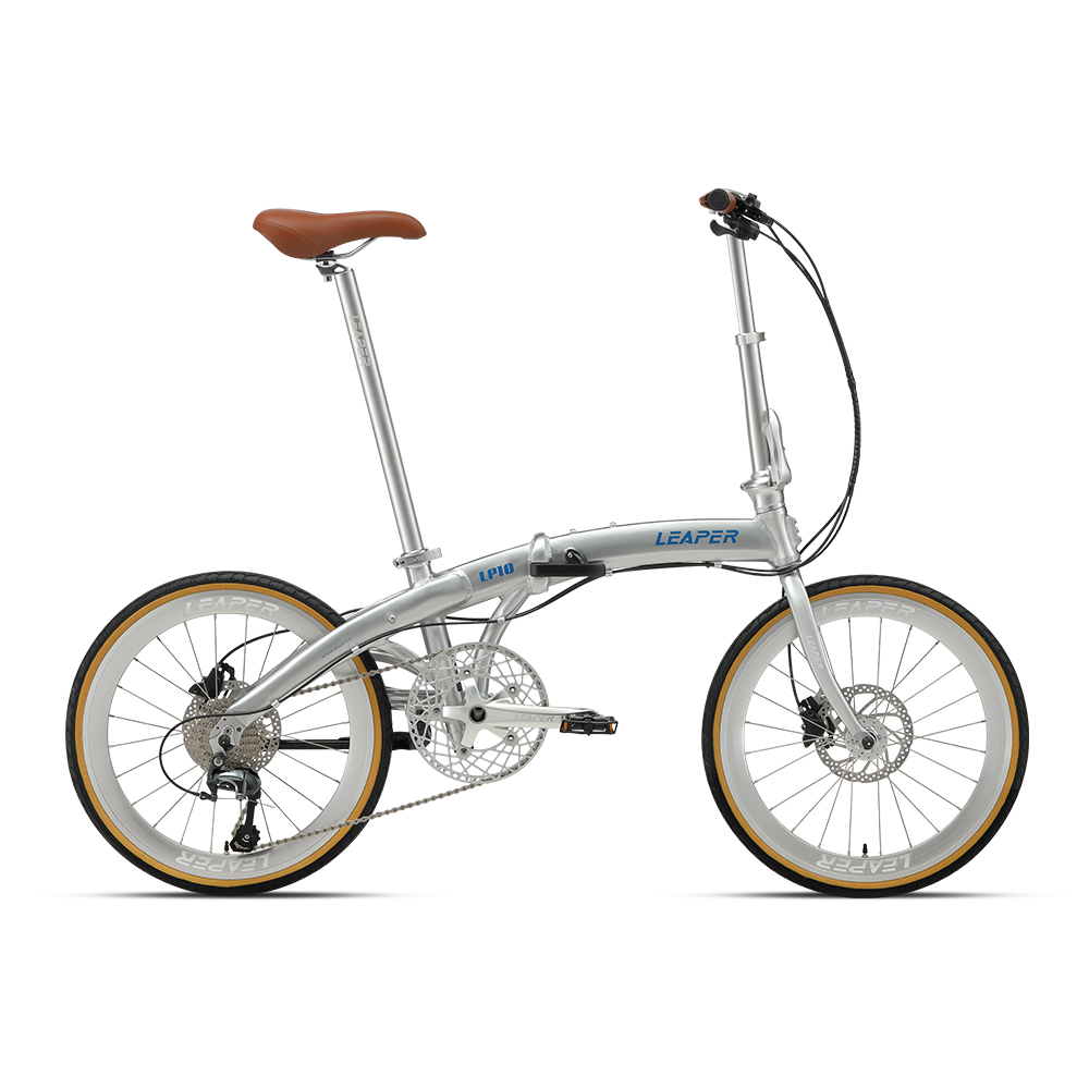 Commuter Biking - Sepeda Lipat Kulit Coklat Baru 451mm