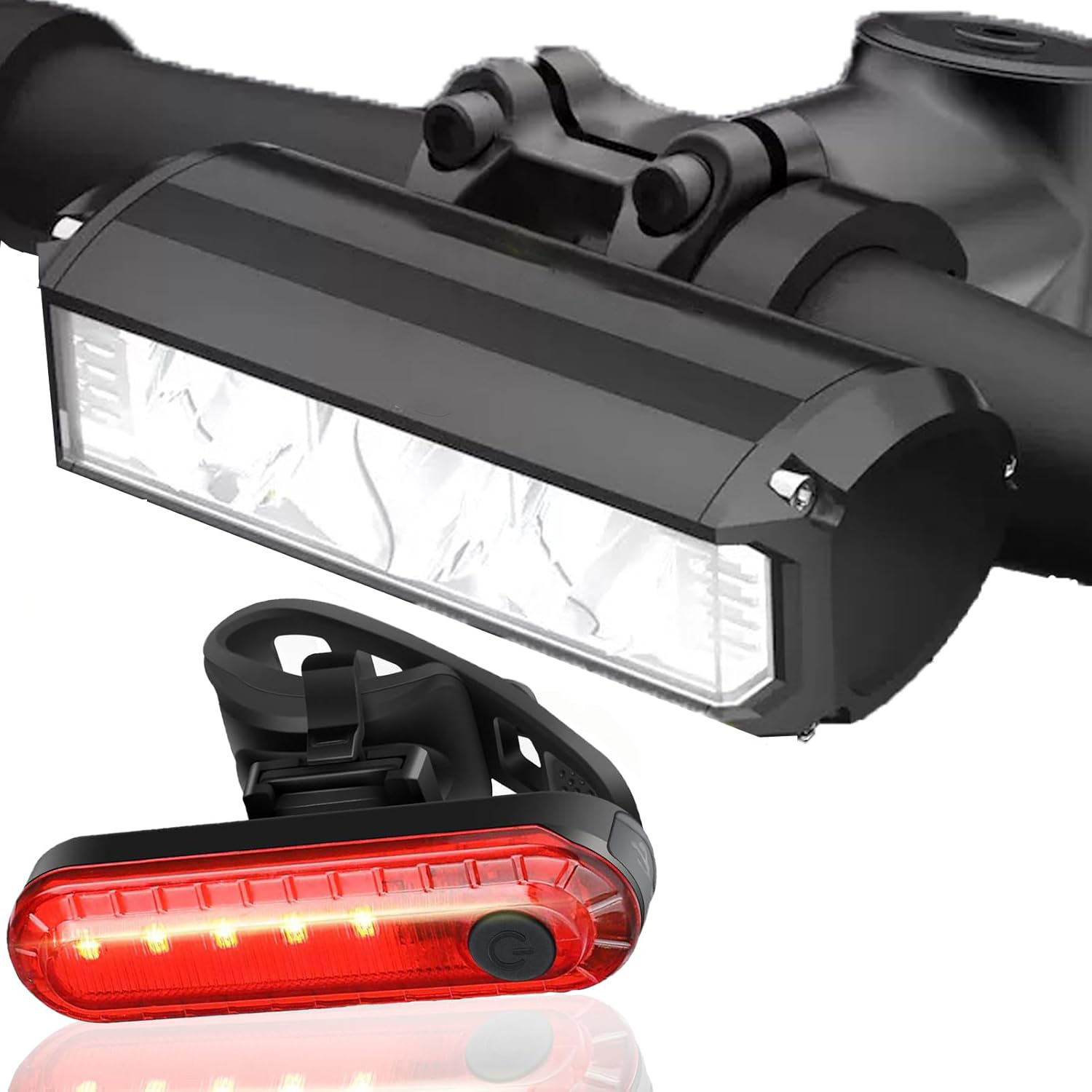 1-Pak/2-Pak Lampu Sepeda LED U - Commuting With Road Bike ulasan dan harga