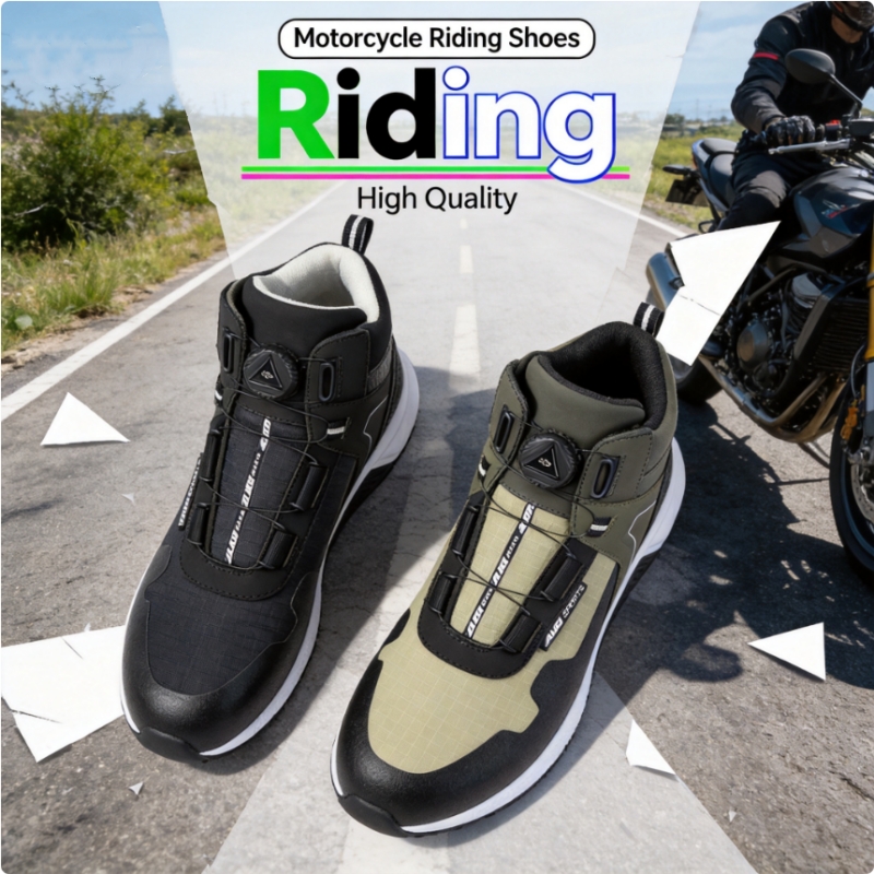 AUGI Sepatu Bot Berkendara Mot - Cycling Commute Shoes ulasan dan harga