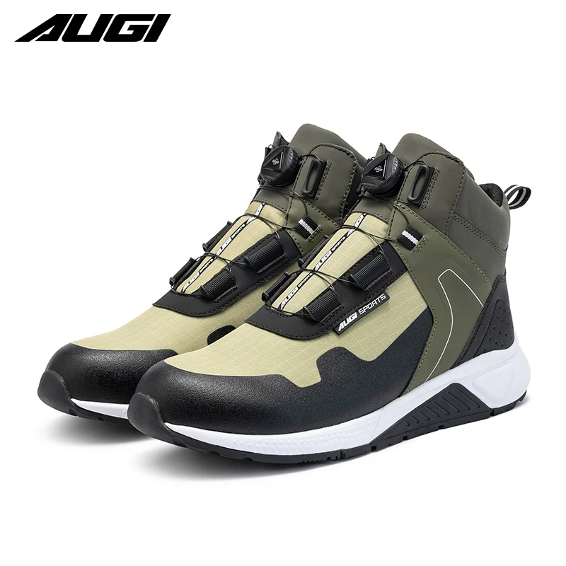 AUGI Sepatu Bot Berkendara Mot - Cycling Commute Shoes ulasan dan harga