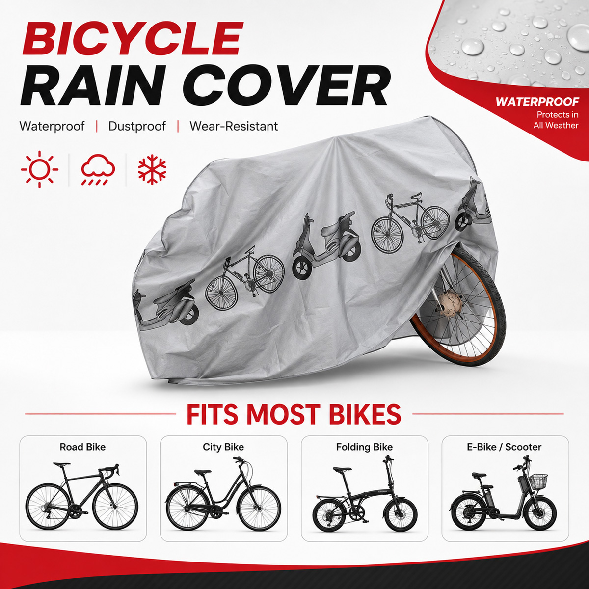 PINMOAP Penutup Sepeda Univers - Cycling Commuter Bag ulasan dan harga