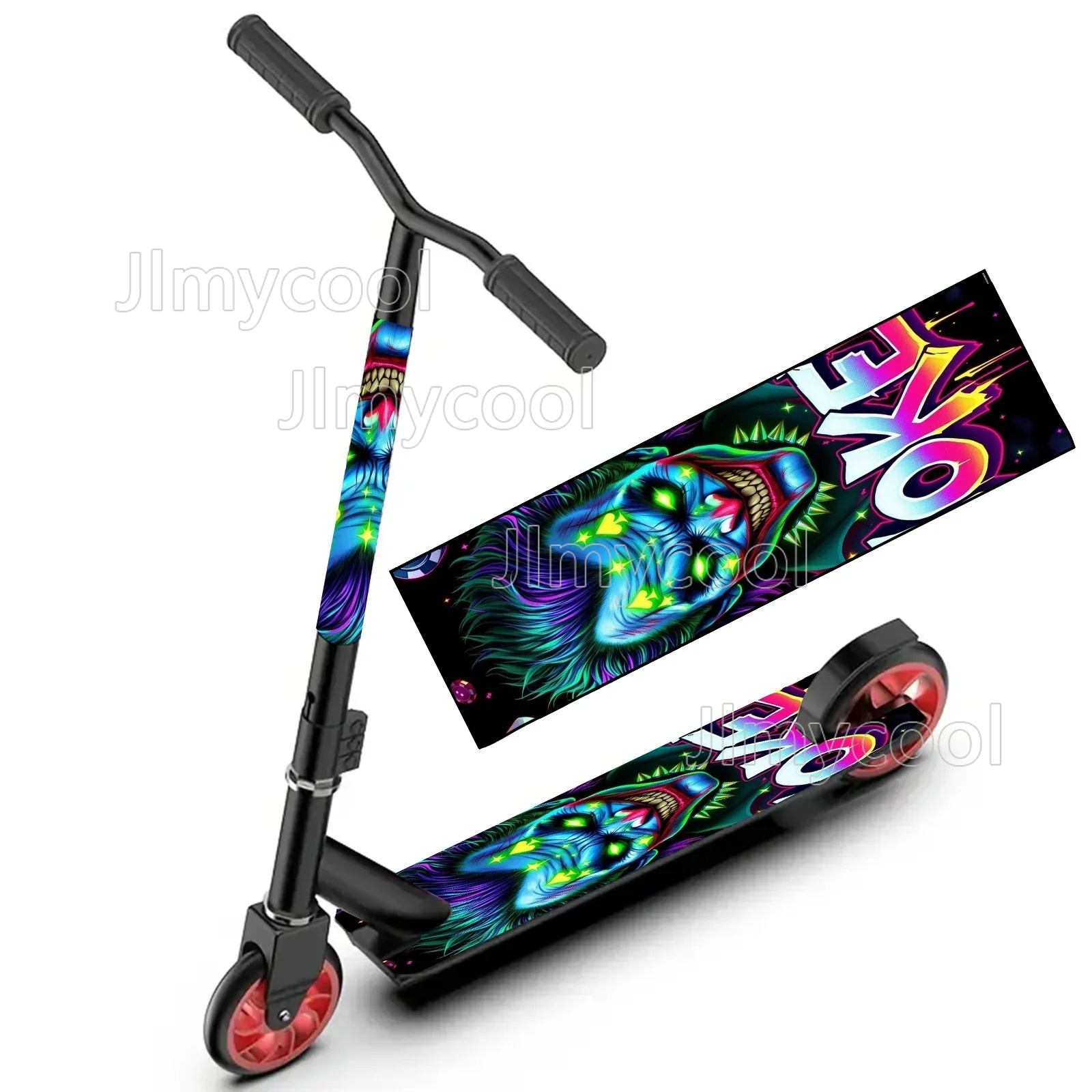 Stiker Skateboard Warna-warni  - Commuter Biking ulasan dan harga