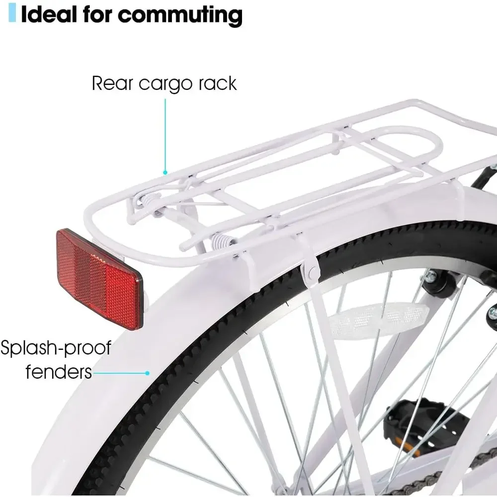 Sepeda Cruiser 7-Kecepatan den - Cycling Commute Speed ulasan dan harga