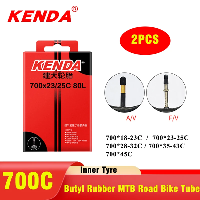 2PCS Ban Dalam Sepeda KENDA 70 - Inner Tube 700C ulasan dan harga